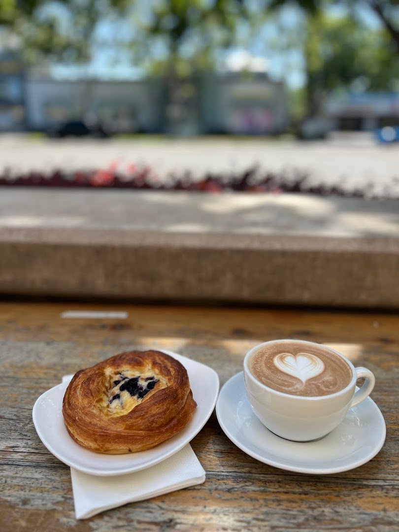 Coffee at Barefoot Coffee, specialty coffee shop in San Jose