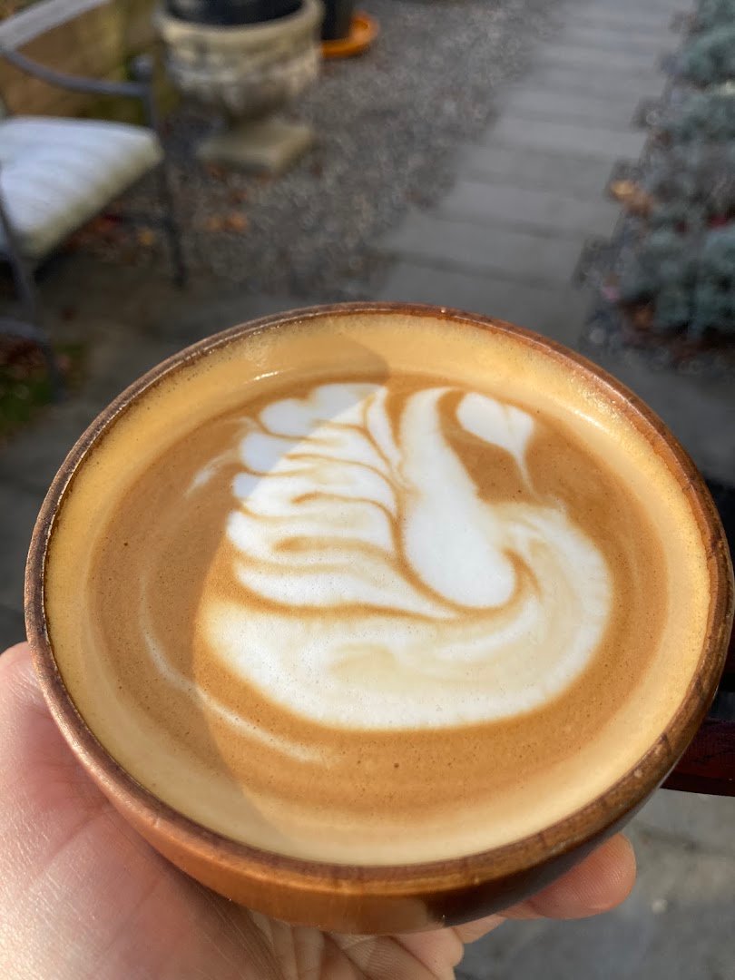 Coffee at Blooming Hearts Roastery & Cafe, specialty coffee shop in Worcester