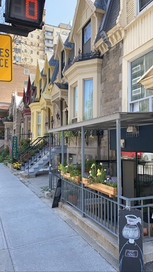 Storefront of Shaughnessy Café, specialty coffee shop in Montreal