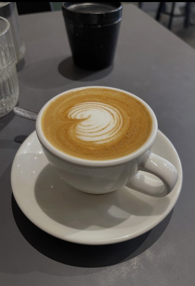Coffee at Young Dandy Cafe, specialty coffee shop in Auckland