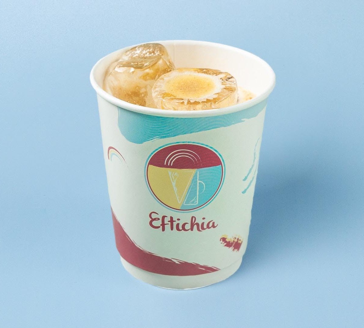 Coffee at Eftichia Coffee & Ice Cream, specialty coffee shop in Athens