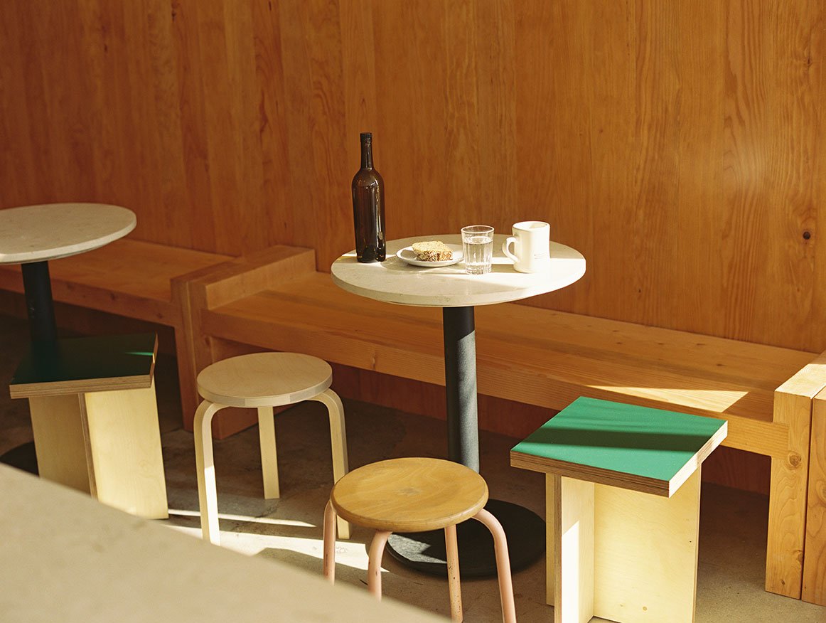 Interior of Canyon Coffee, specialty coffee shop in Los Angeles