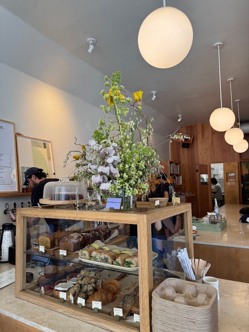 Interior of Canyon Coffee, specialty coffee shop in Los Angeles