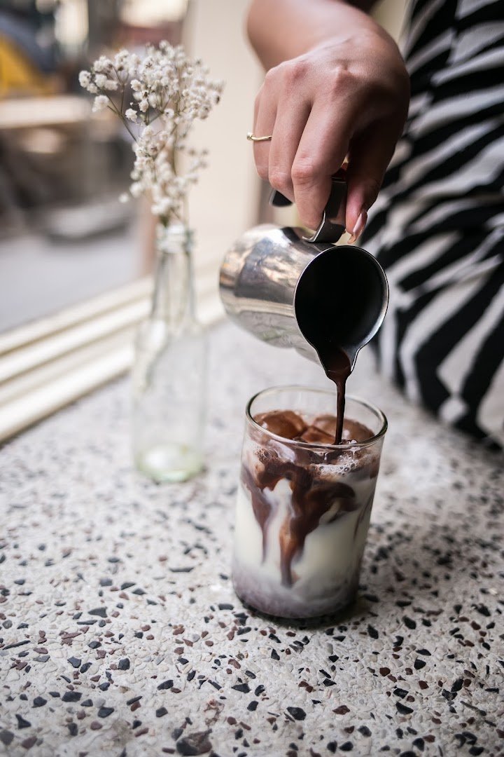 Coffee at mamacoffe Jaromírova, specialty coffee shop in Prague