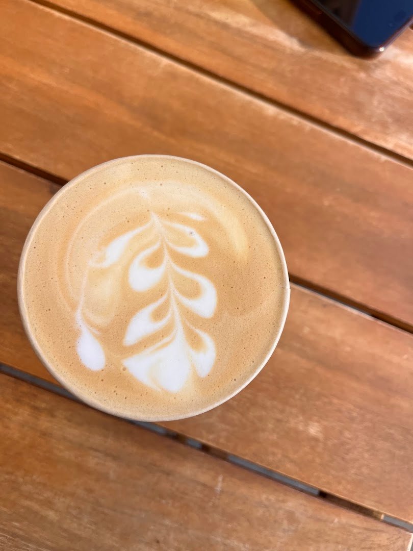 Coffee at Golden Outside, specialty coffee shop in Oakland