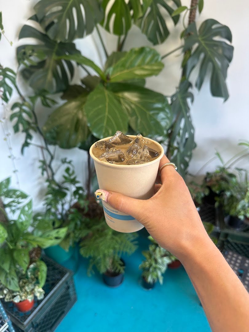 Coffee at Golden Outside, specialty coffee shop in Oakland