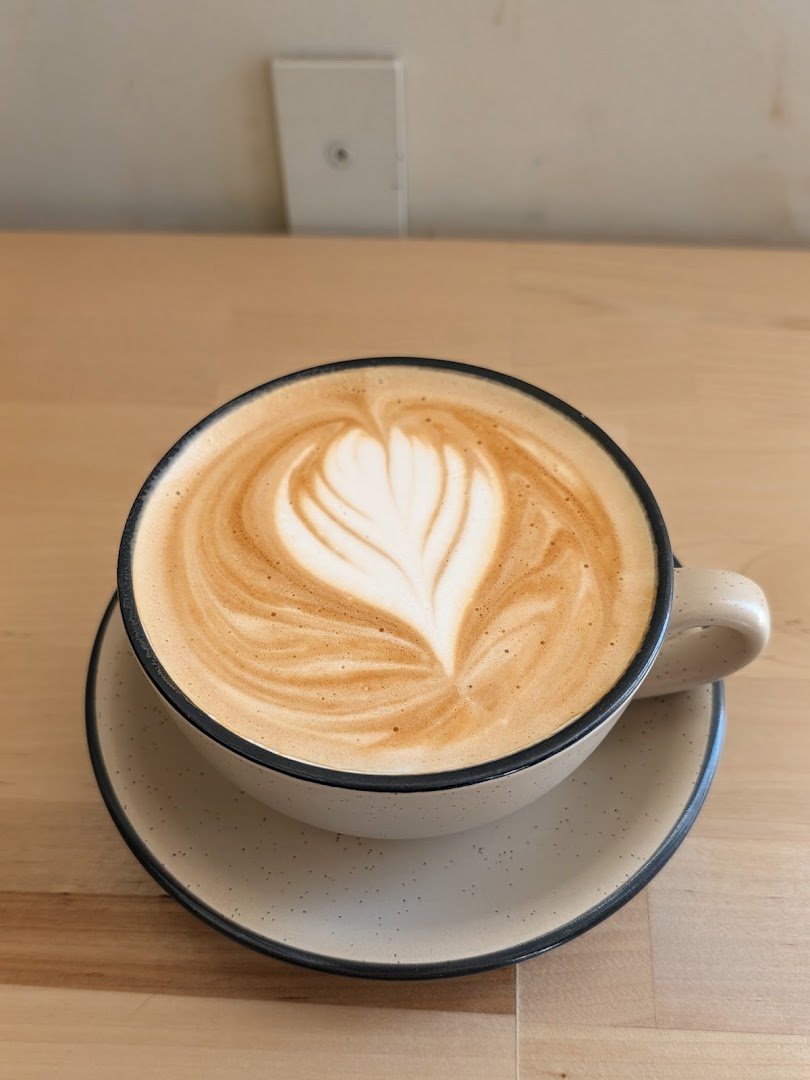 Coffee at Cafe Blanc, specialty coffee shop in Cleveland