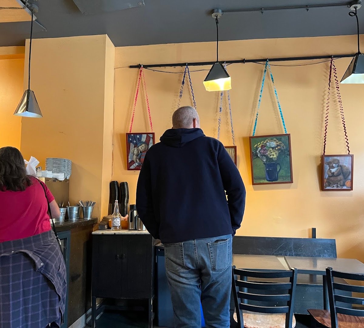 Interior of High Point Cafe, specialty coffee shop in Philadelphia