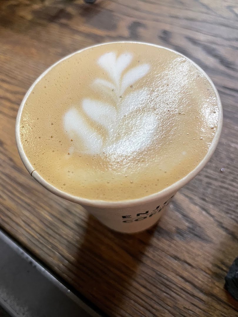 Coffee at Café Alegre, specialty coffee shop in Prague