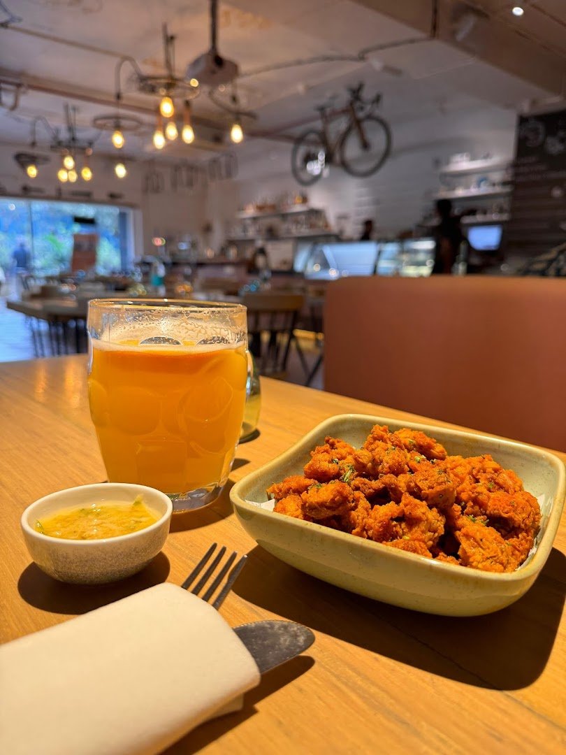 Interior of Mastermind Bicycle Cafe & Bar, specialty coffee shop in Mumbai