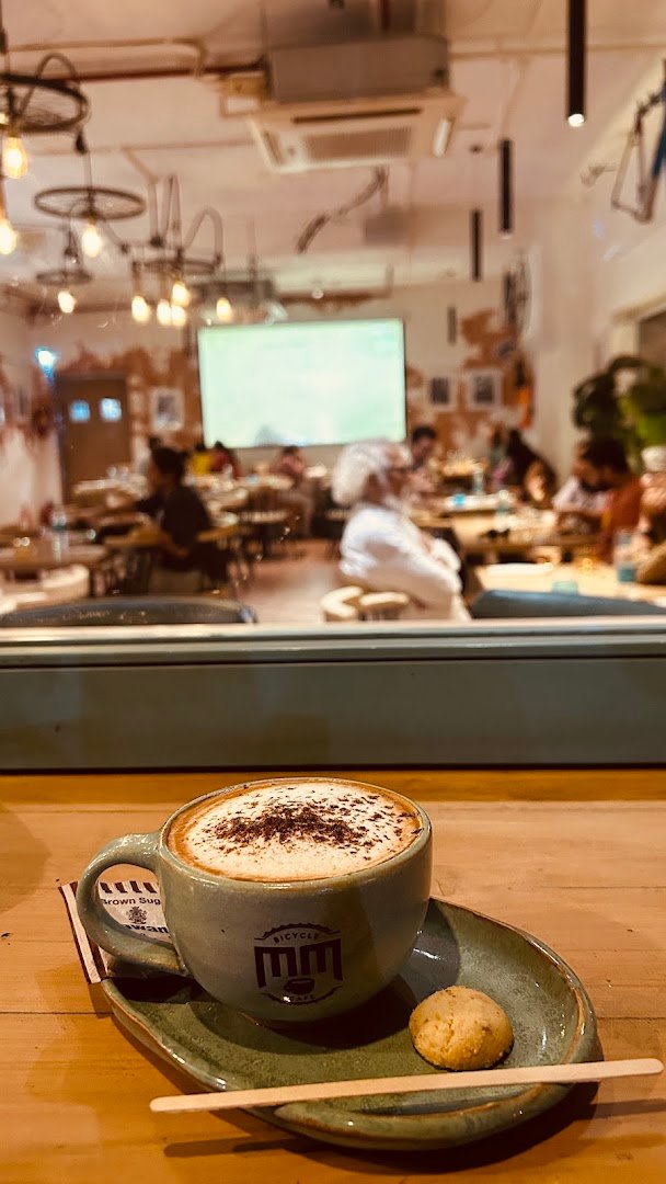 Coffee at Mastermind Bicycle Cafe & Bar, specialty coffee shop in Mumbai