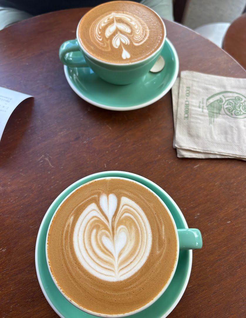 Coffee at Tob Coffee, specialty coffee shop in Auckland