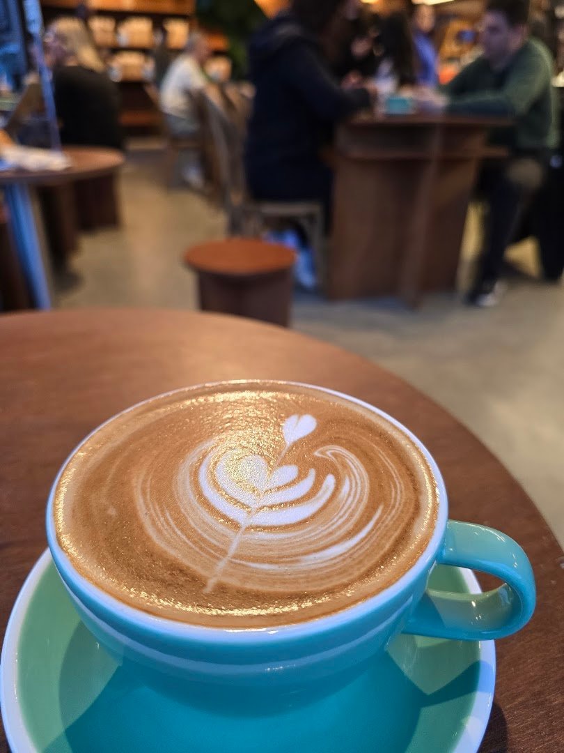 Coffee at Tob Coffee, specialty coffee shop in Auckland