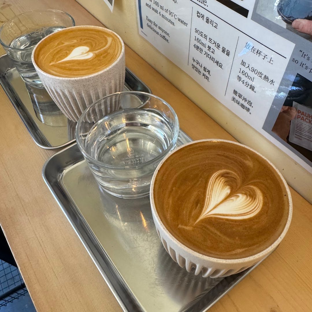 Coffee at Pauhana Coffee, specialty coffee shop in Osaka