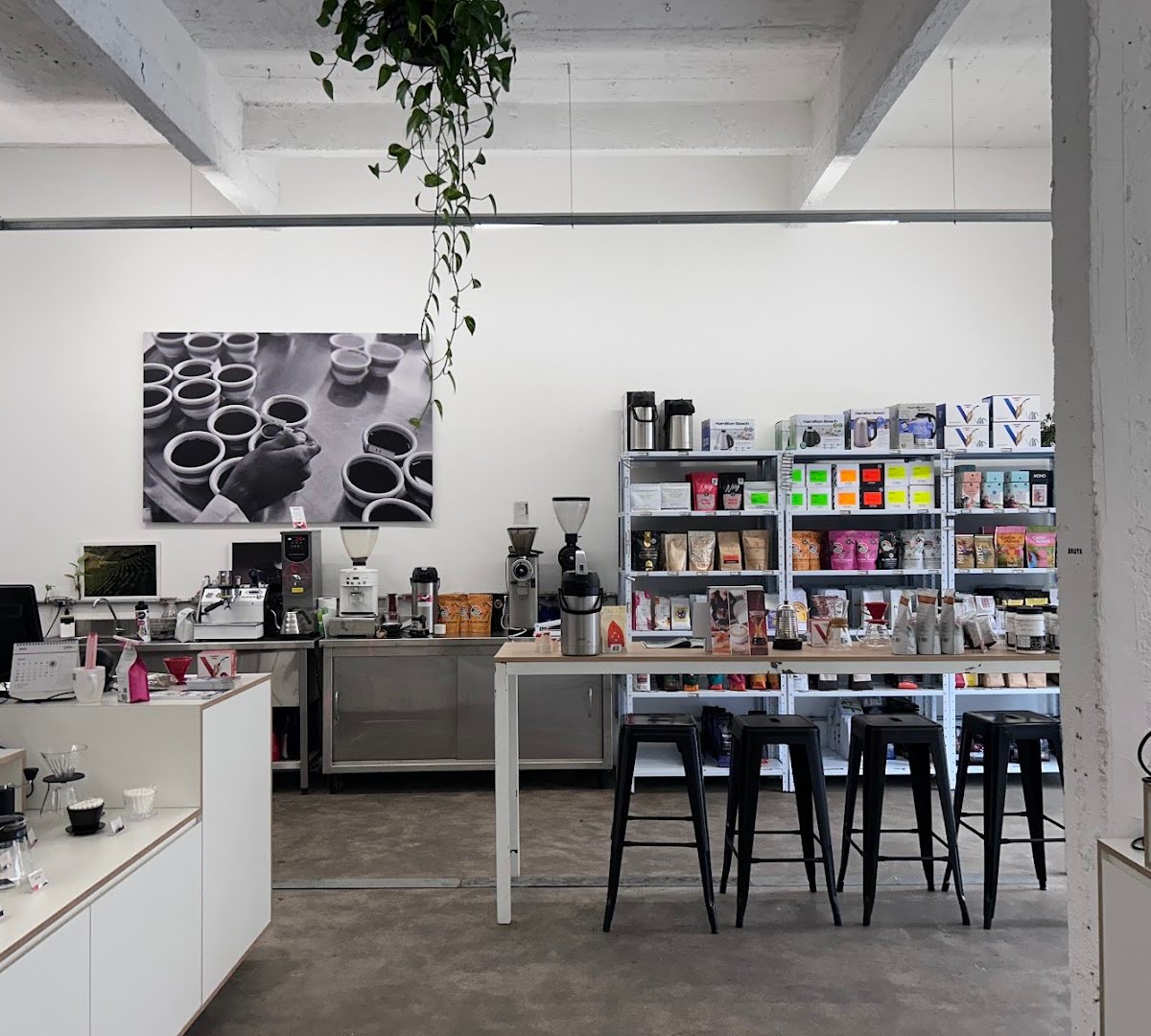 Interior of Café Store, specialty coffee shop in São Paulo