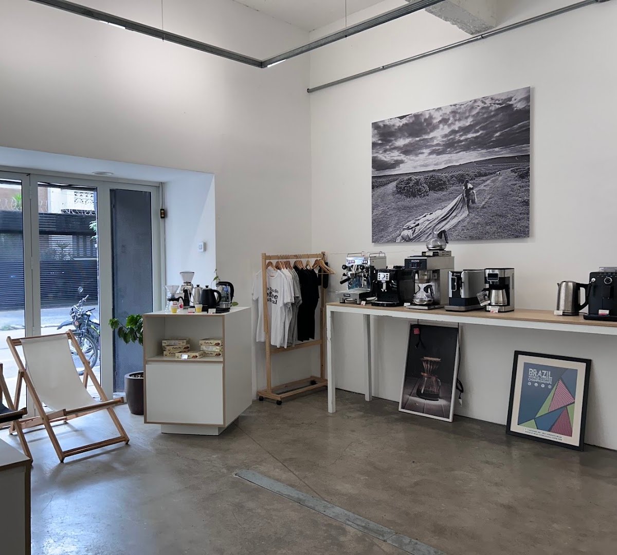 Interior of Café Store, specialty coffee shop in São Paulo