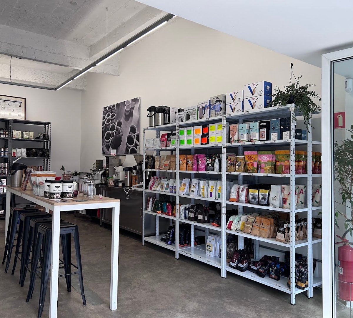 Interior of Café Store, specialty coffee shop in São Paulo