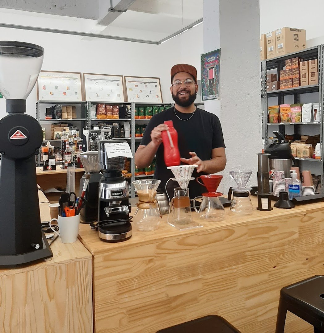 Interior of Café Store, specialty coffee shop in São Paulo