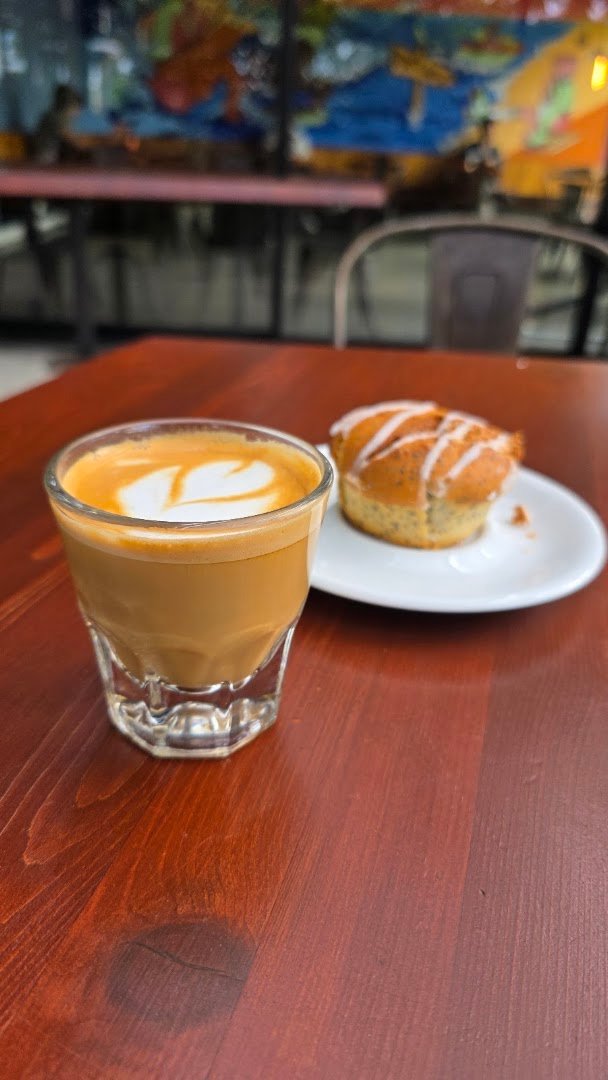 Coffee at Dark Horse Coffee Roasters, specialty coffee shop in San Diego