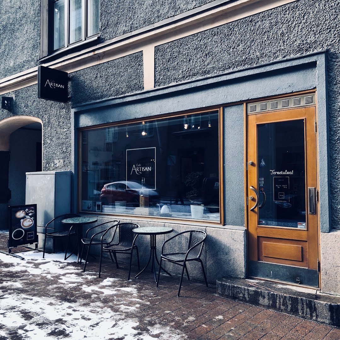 Storefront of Artisan Roastery & Café, specialty coffee shop in Helsinki