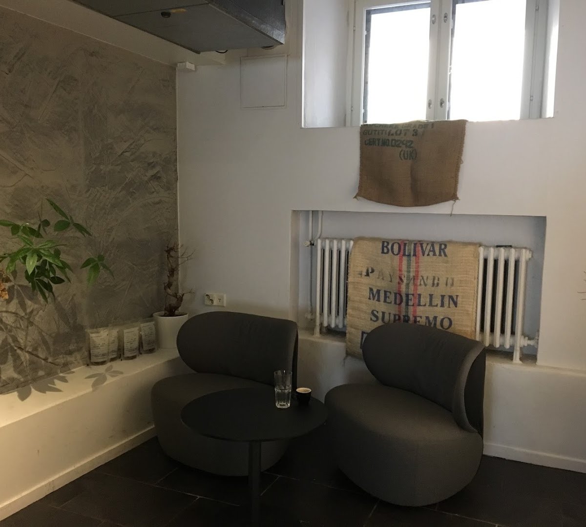 Interior of Artisan Roastery & Café, specialty coffee shop in Helsinki