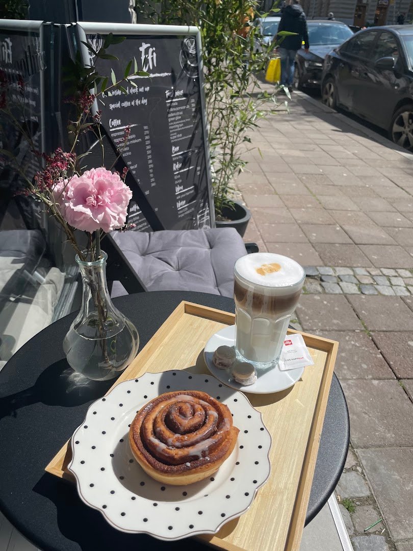 Coffee at Efi Café, specialty coffee shop in Belgrade