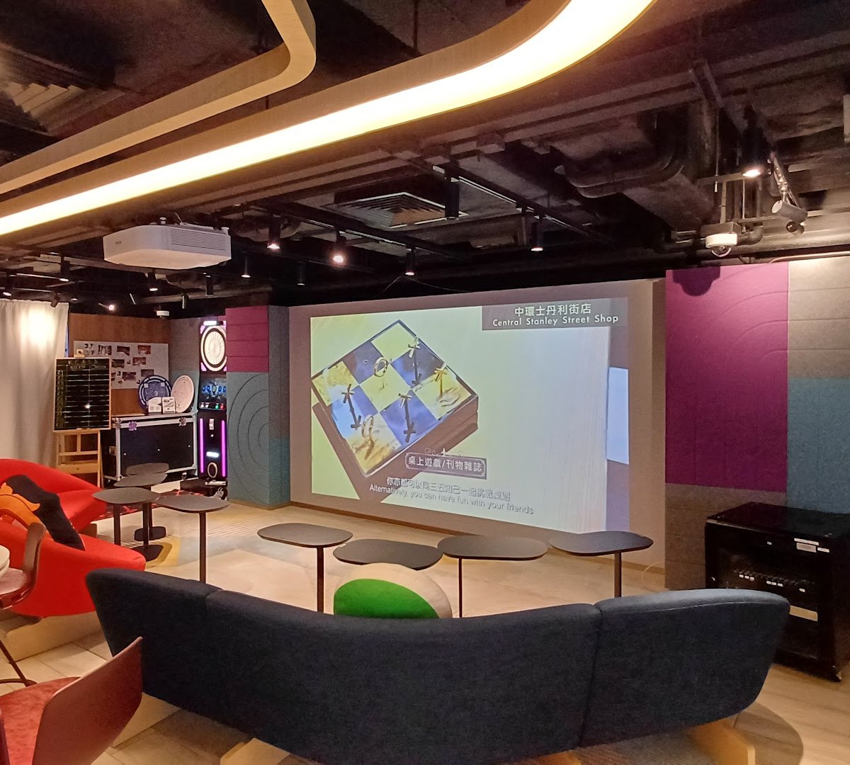 Interior of sensory ZERO, specialty coffee shop in Hong Kong