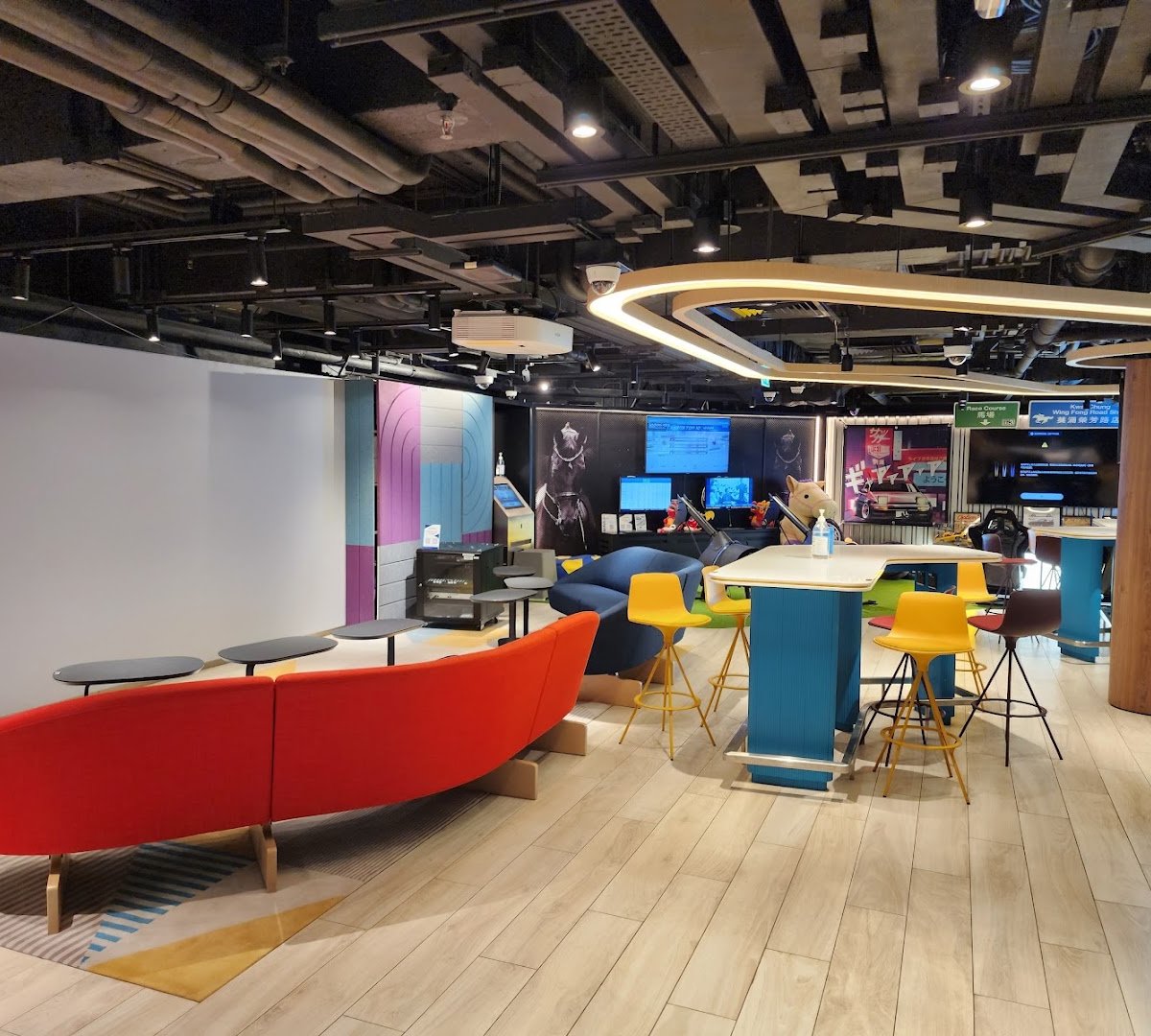 Interior of sensory ZERO, specialty coffee shop in Hong Kong