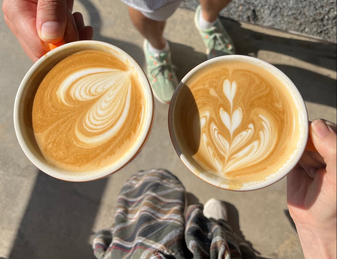 Coffee at Theory Coffee Company, specialty coffee shop in San Antonio
