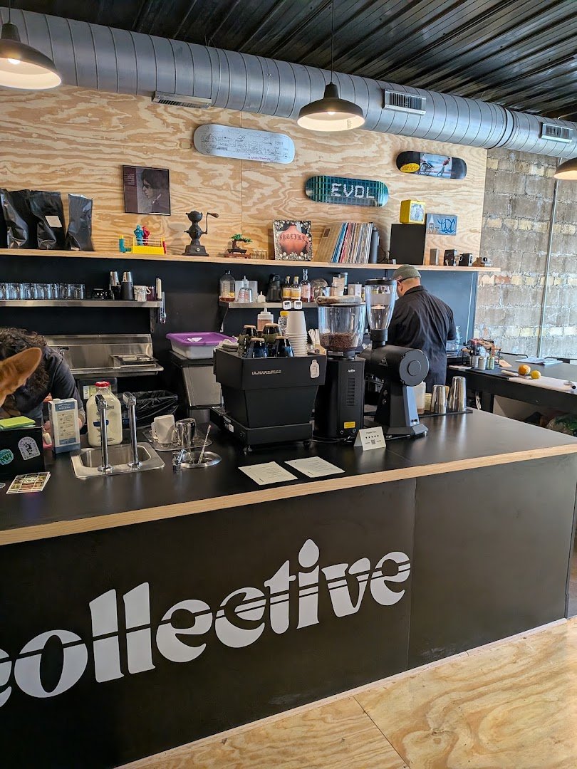 Interior of Thesis Coffee Collective, specialty coffee shop in Minneapolis