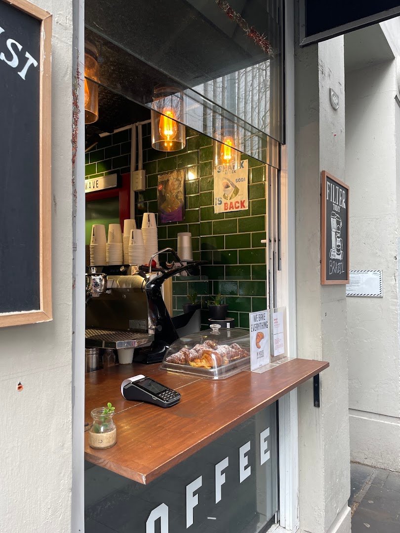 Interior of Receptionist Coffee, specialty coffee shop in Auckland
