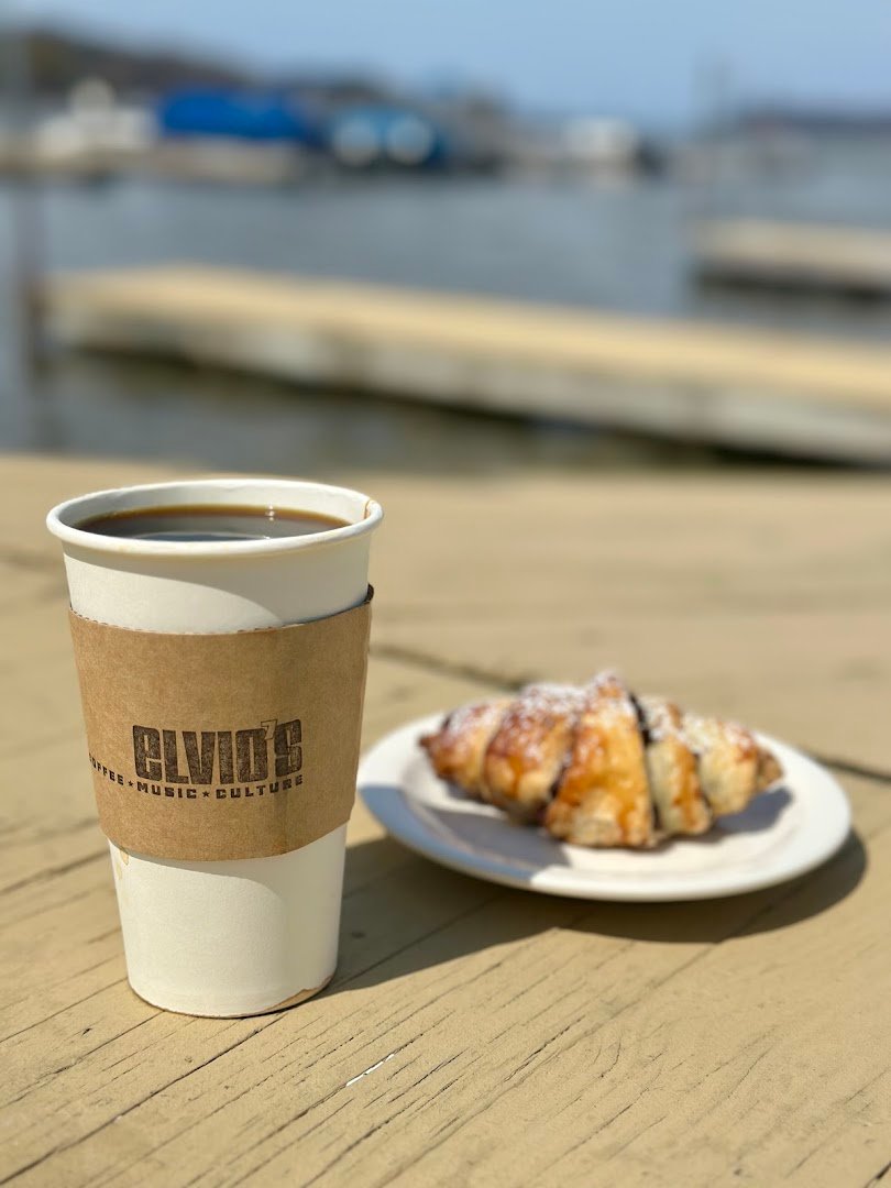 Coffee at Elvio's Coffee, specialty coffee shop in Rochester