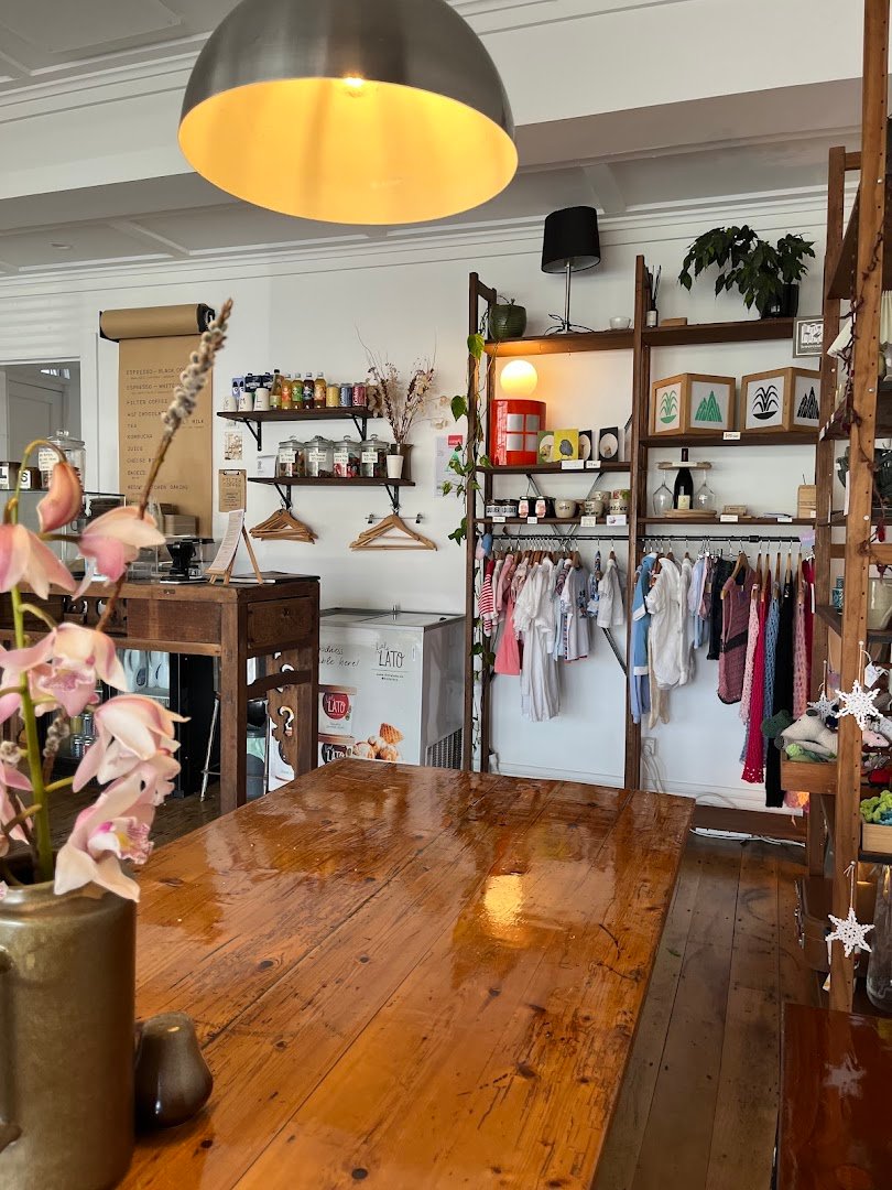 Interior of Gray's, specialty coffee shop in Auckland