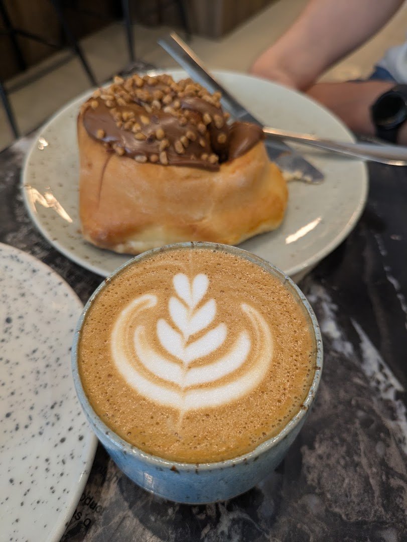 Coffee at White Turtle Coffeehouse, specialty coffee shop in Athens