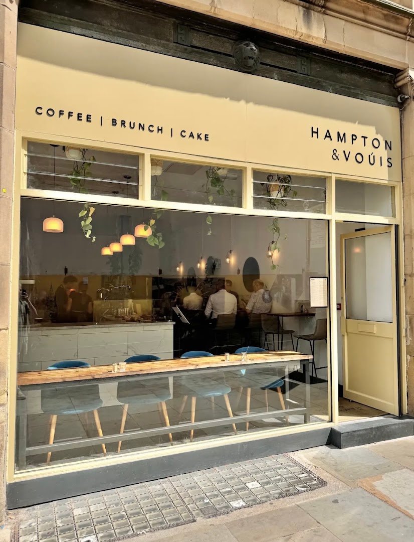 Storefront of HAMPTON & VOÚIS, specialty coffee shop in Manchester