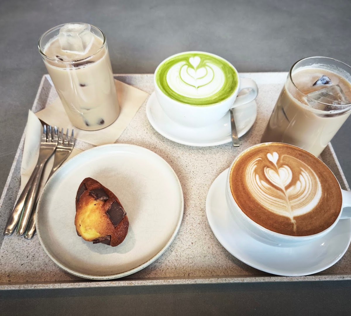 Coffee at Blue Bottle Hongdae Cafe, specialty coffee shop in Seoul