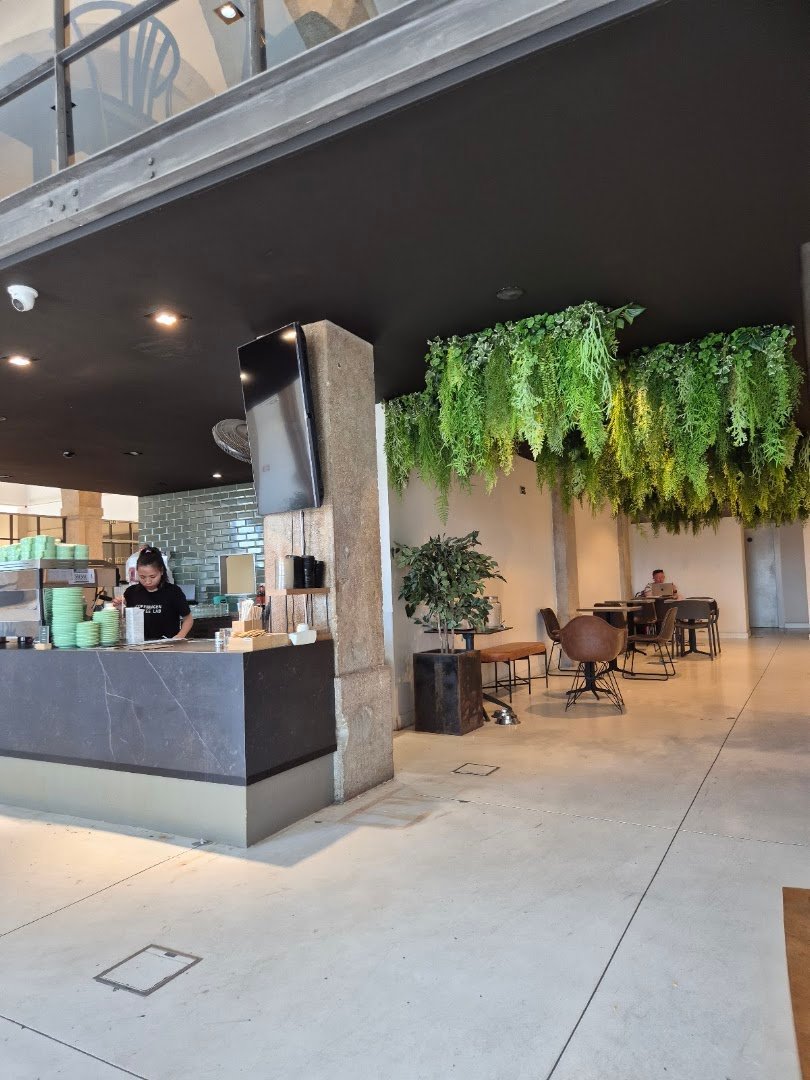 Interior of Copenhagen Coffee Lab, specialty coffee shop in Lisbon