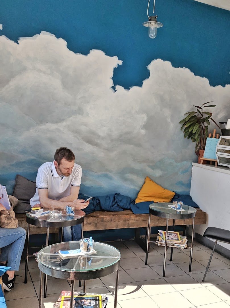 Interior of Pržionica kafe Kafograf, specialty coffee shop in Belgrade