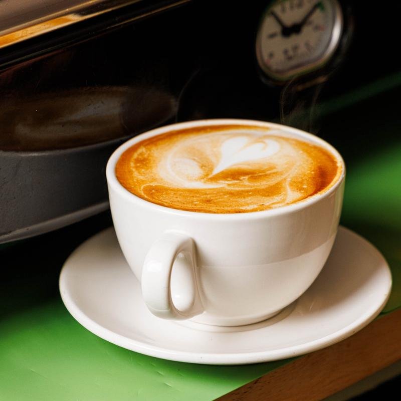 Coffee at Collier’s Cafe, specialty coffee shop in Rochester