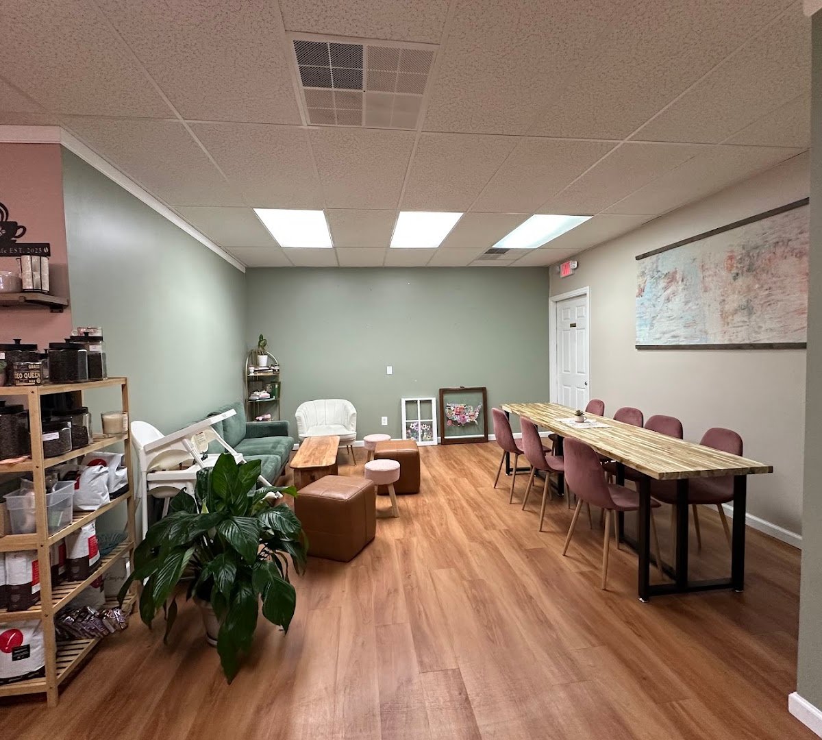 Interior of Collier’s Cafe, specialty coffee shop in Rochester