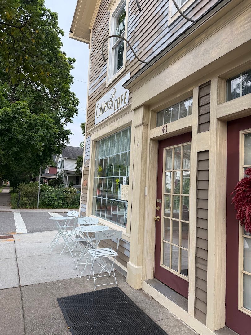Storefront of Collier’s Cafe, specialty coffee shop in Rochester