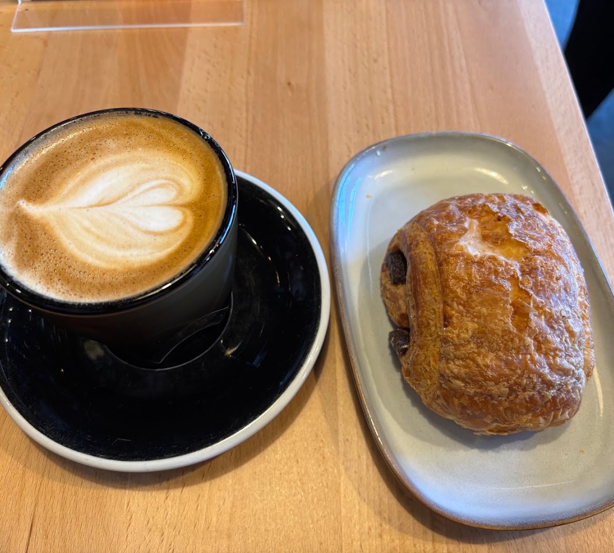 Coffee at Wildflyer Coffee, specialty coffee shop in Minneapolis