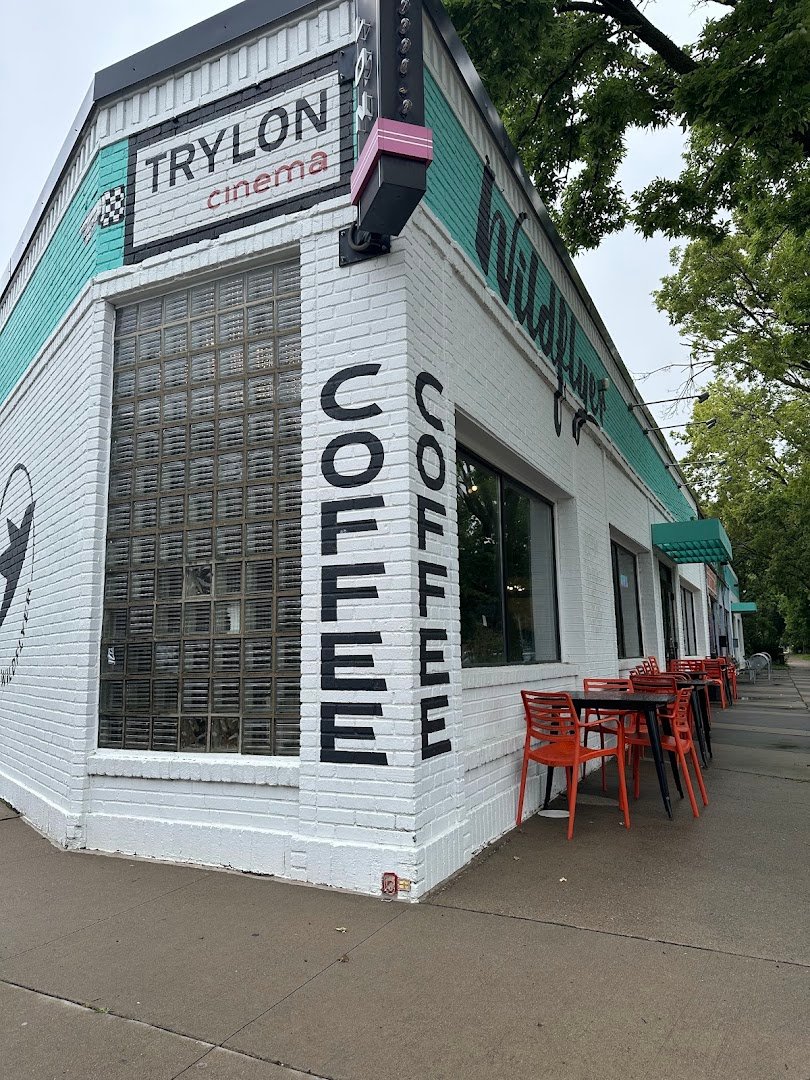 Storefront of Wildflyer Coffee, specialty coffee shop in Minneapolis