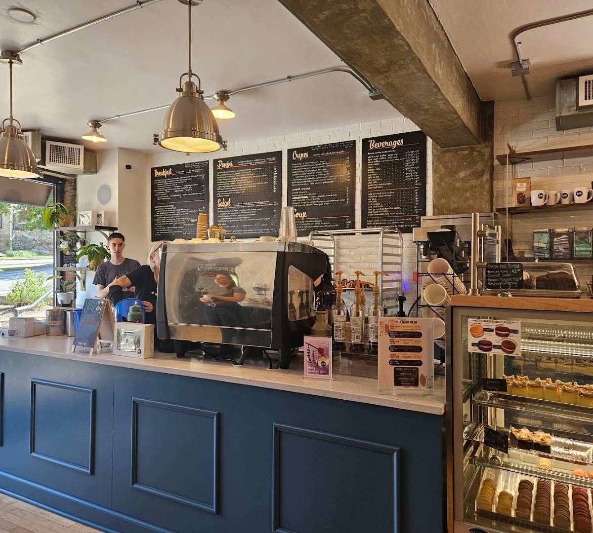 Interior of Luna Bakery & Cafe, specialty coffee shop in Cleveland