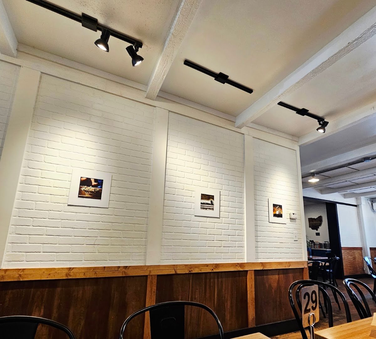 Interior of Luna Bakery & Cafe, specialty coffee shop in Cleveland