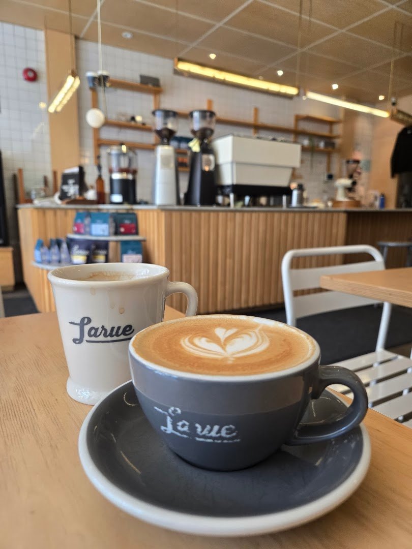 Coffee at Café Larue, specialty coffee shop in Montreal