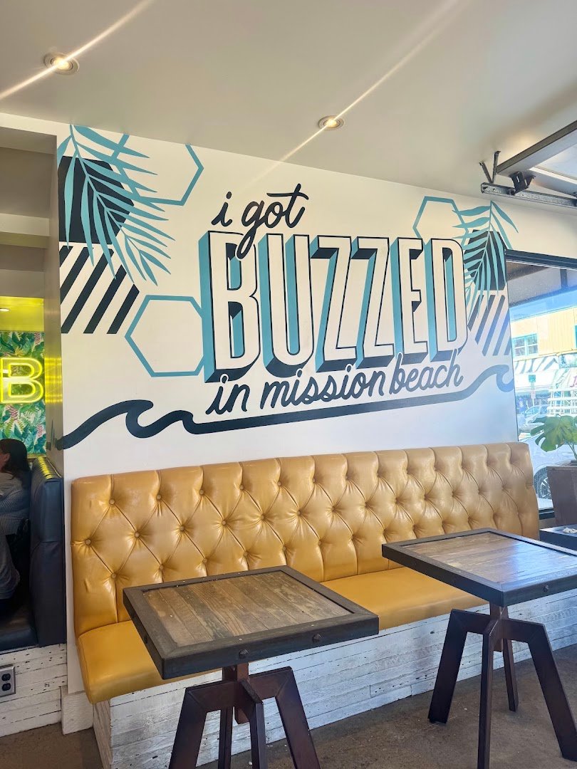 Interior of Better Buzz Coffee Mission Beach, specialty coffee shop in San Diego