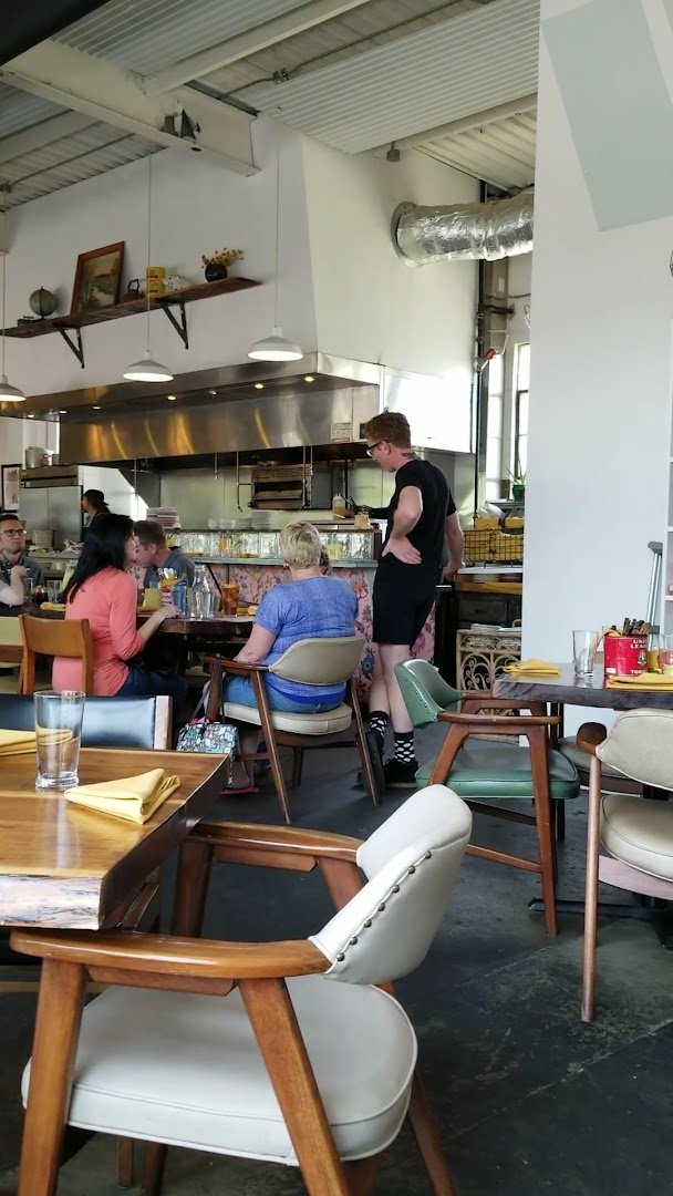 Interior of Milktooth, specialty coffee shop in Indianapolis
