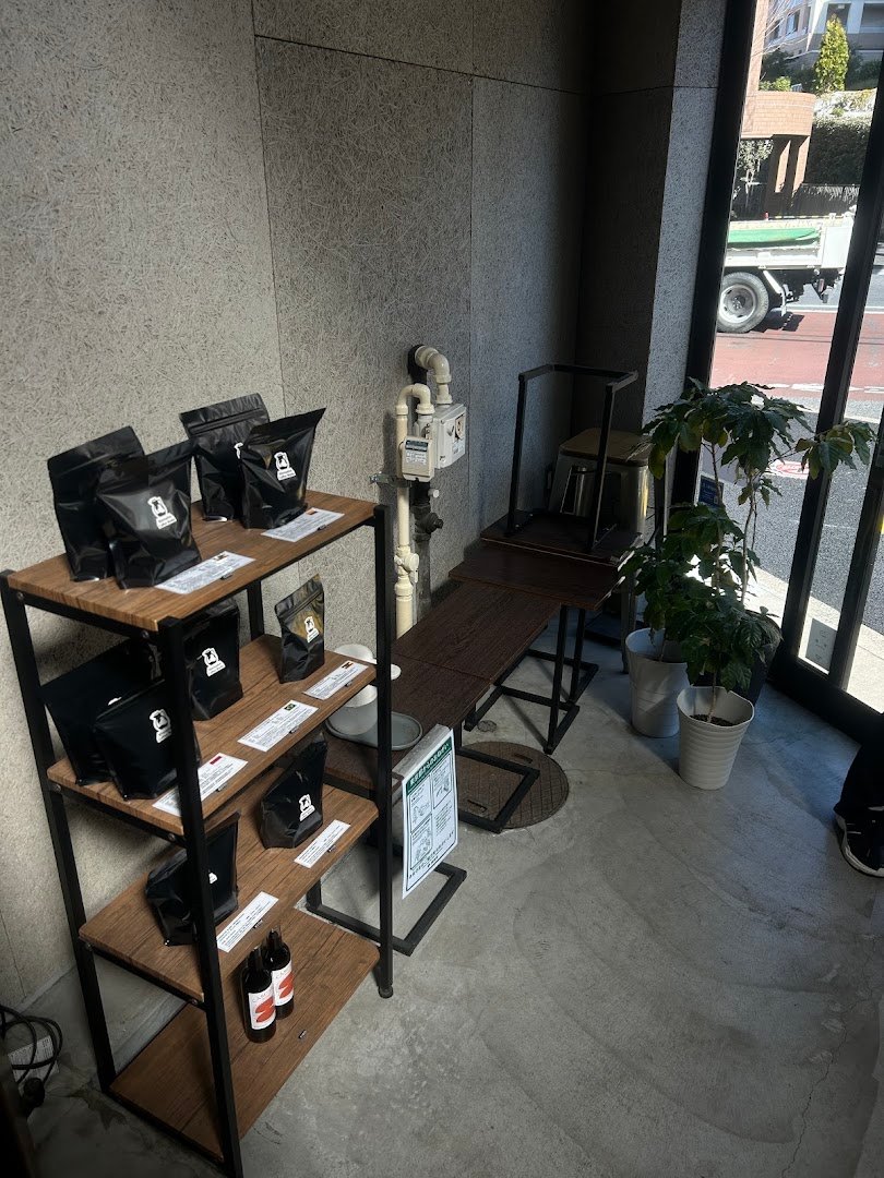 Interior of Alternative Coffee Works, specialty coffee shop in Tokyo