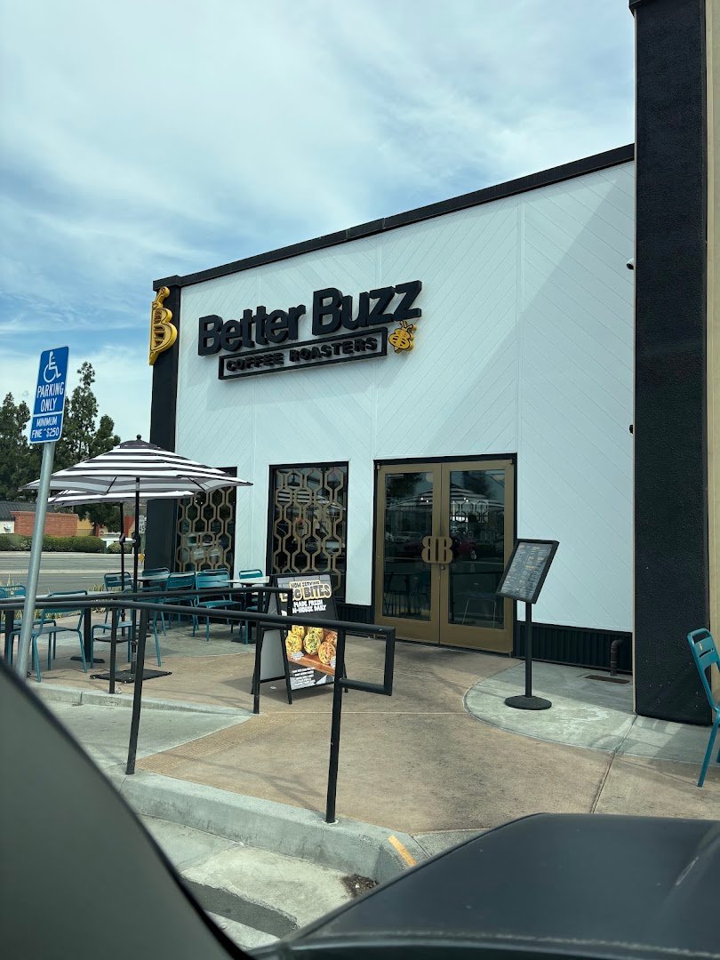 Storefront of Better Buzz Coffee Mission Gorge & Zion, specialty coffee shop in San Diego
